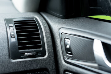 Obraz premium Ventilation grills in the car. Car interior