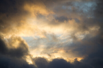 Fototapeta na wymiar Stormy clouds background