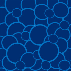 geometric abstract pattern with blue circles