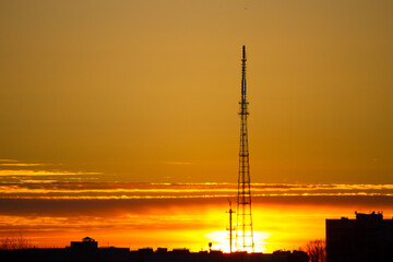 Fototapeta premium Sky rocket ready to fly