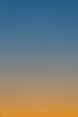 Blurred image of the sunset sky