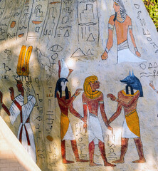 Egypt frescoes Egyptian fresco