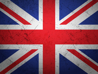 Grunge UK flag