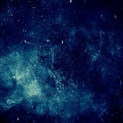 Blue grunge scratched fabric background,  vintage texture