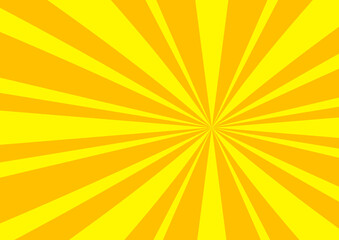yellow rays retro burst abstract background