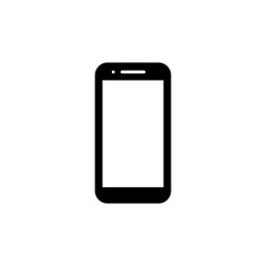 Smartphone, phone, mobile icon on isolated white background. EPS 10 vector