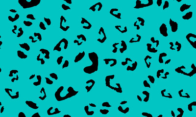 Leopard Print. Spotted Texture. Seamless Pattern.