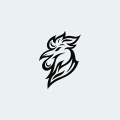 Rooster LOGO Vector Illustration design