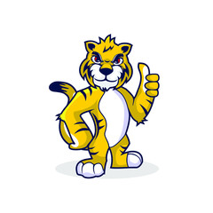 tiger cartoon character