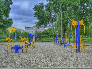 Fototapeta premium playground in the park