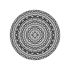 Mandala decorative vector n and geometric round ornament.