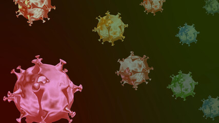 New corona virus abstract background,COVID-19 abstract background