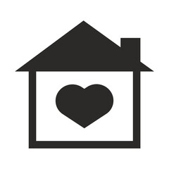 A House with a heart icon