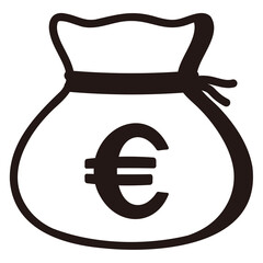 ユーロの巾着袋