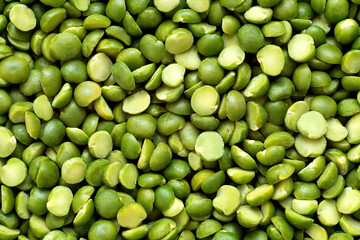 Green split peas.