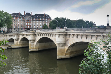 Naklejka premium Walking in Paris.