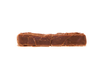 chocolate bar isolated on white background