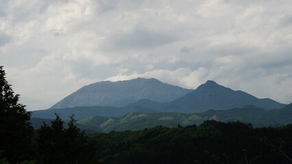 Fototapeta premium 大山 曇り