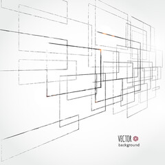 Abstract vector background with geometric line elements.