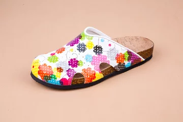 Selbstklebende Fototapeten orthopedic leather slippers for women  sandal shoes  sandal slippers © ctrl+s photo