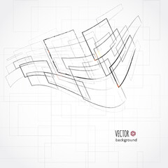 Abstract vector background with geometric elements.