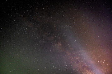 Fototapeta na wymiar starry night sky with the Milkyway 