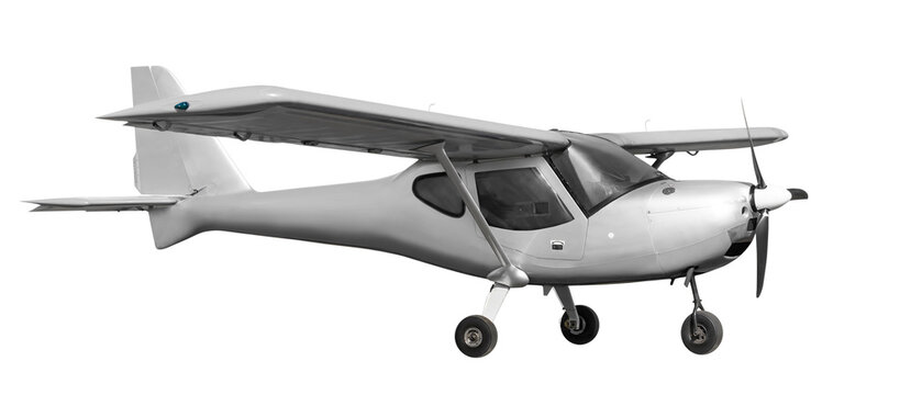 Light aircraft with piston engine