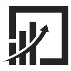 Financial Accounting Logo And Business Consulting Vector Logo
