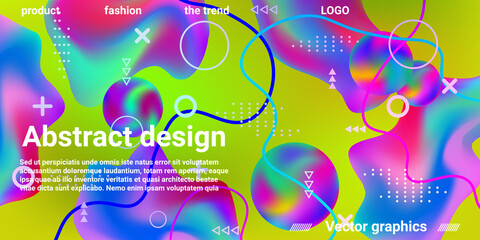 Fototapeta premium Plakat nowoczesny design