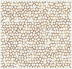 Abstract digital vector background with texture from hexagons, lines and dots.