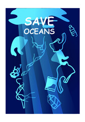 world oceans, save oceans vector 