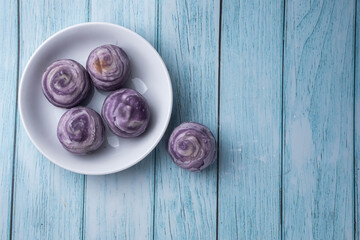 chinese cake Mixed Butterfly pea flowers