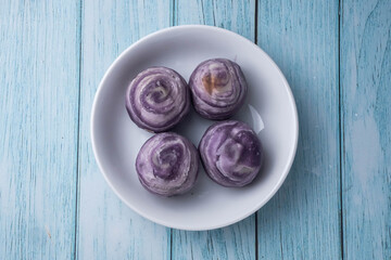 chinese cake Mixed Butterfly pea flowers