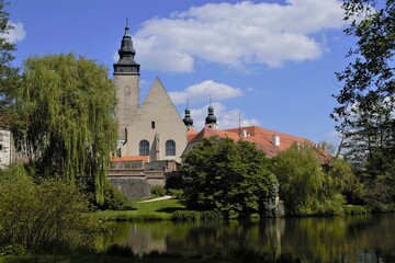 Obraz premium Beautiful Czech castle in Telc