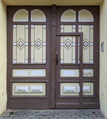 Haust&uuml;r alt deutsch Dorf