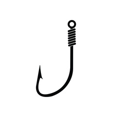 fishing hook vector illustration