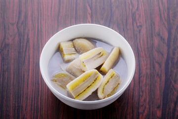 Banana in coconut milk