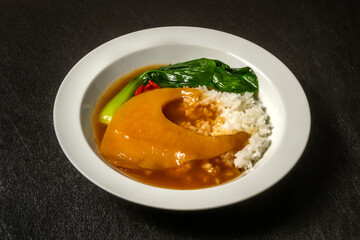 ふかひれの姿煮　luxury Chinese cuisine Shark fin simmered
