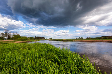Dolina Górnej Narwi. Rzeka Narew. Natura 2000, Podlasie, Polska © podlaski49