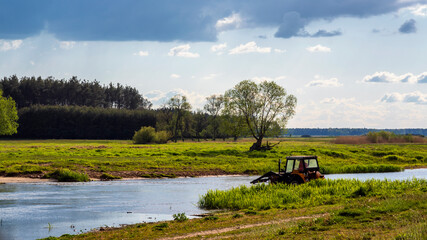 Dolina Górnej Narwi. Rzeka Narew. Natura 2000, Podlasie, Polska © podlaski49