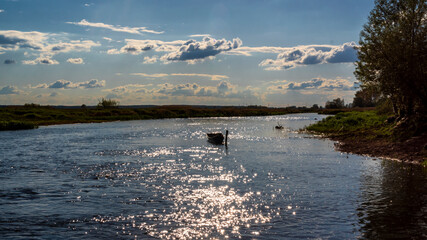 Dolina Górnej Narwi. Rzeka Narew. Natura 2000, Podlasie, Polska © podlaski49