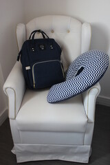 White Nursing Chair for Breastfeeding