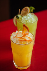 cocktail with orange