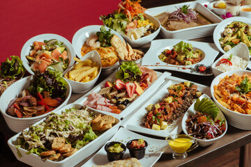 salad with seafood