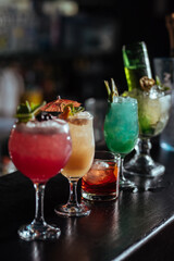 cocktail in the bar