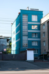 Fototapeta na wymiar Cityscape with high-rise building