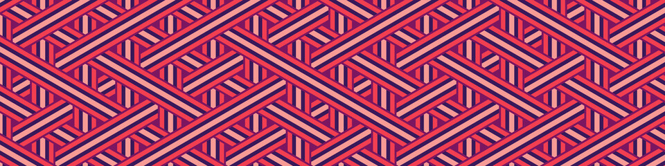 Colour Hexagon Tile Connection art background design illustration