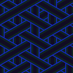 Fototapeta premium Colour Hexagon Tile Connection art background design illustration