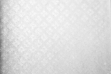 Fototapeta premium Old Weathered White Wallpaper Texture Background.