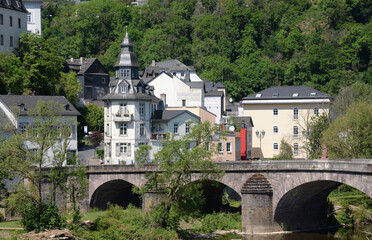 Fototapeta na wymiar Lahnbrücke in Weilburg
